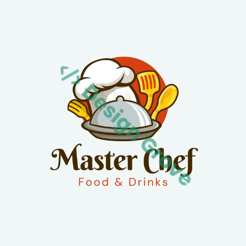 Chef Cooking Restaurant Logo